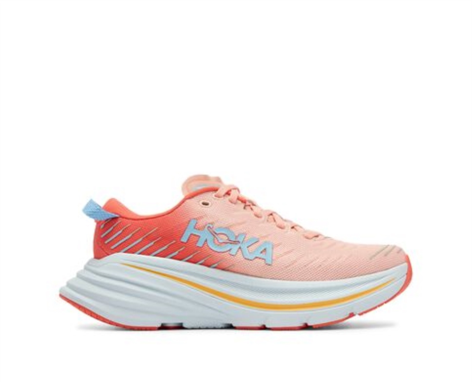 Hoka Bondi X Camelia Peach Parfait
