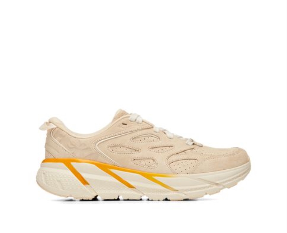 Clifton L Suede Hoka Short Bread Galben Radiant