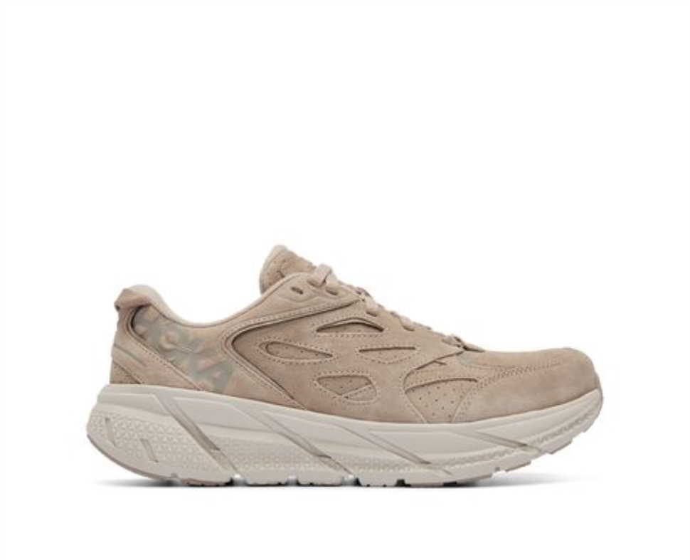Hoka Clifton L Suede Pur și Simplu Taupe Piatră Ponce
